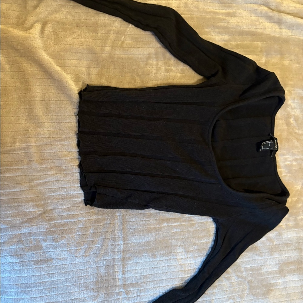 Black Long Sleeve Top